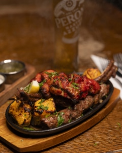Mixed grill platter at The Gate Pub, Bryants Bottom