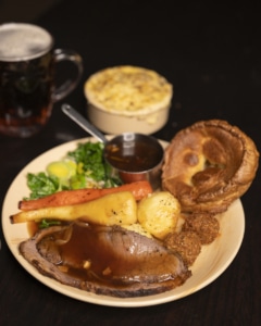 Sunday roast beef at The Gate Pub, Bryants Bottom