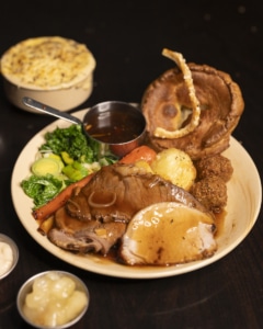 Sunday trio roast at The Gate Pub, Bryants Bottom